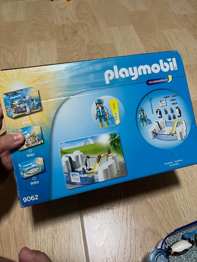 PLAYMOBIL Penguin Enclosure Building Set Hobbies Toys Toys