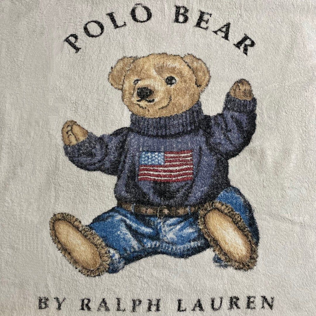 SUMMER GETAWAY MUST HAVE! ☀️ #hellosun RALPH LAUREN POLO BEAR TOWEL,  Furniture & Home Living, Bedding & Towels on Carousell