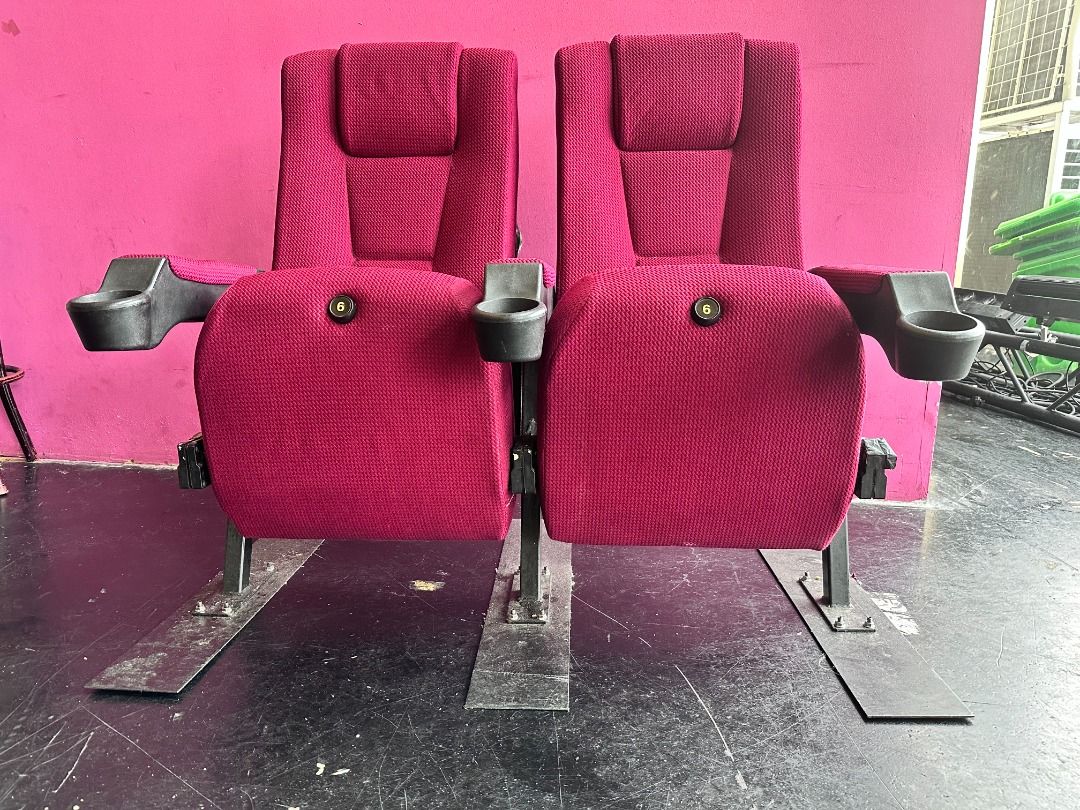 Preloved Cinema Chairs, Furniture & Home Living, Furniture, Chairs on