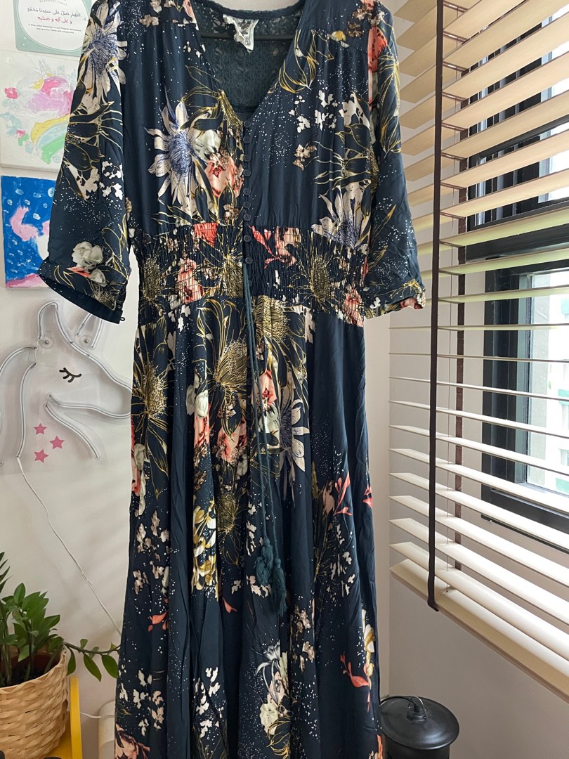 Jaase indigo maxi dress store