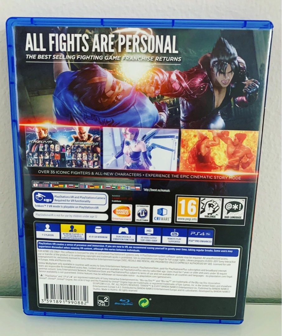PS4 Games Tekken (VR Compatibl), Video Gaming, Video Games