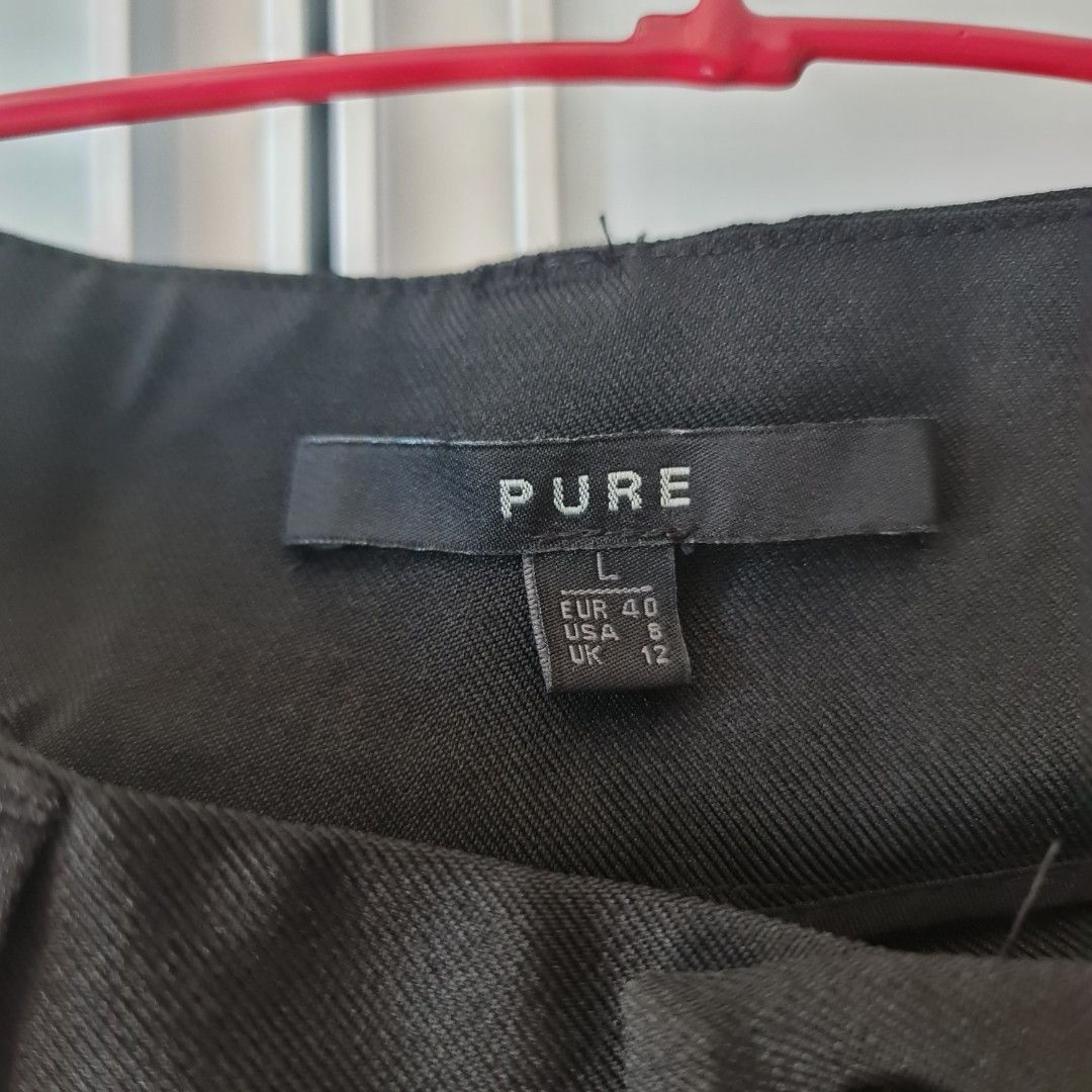 Pure Black Slacks Women, Women's Fashion, Bottoms, Other Bottoms on
