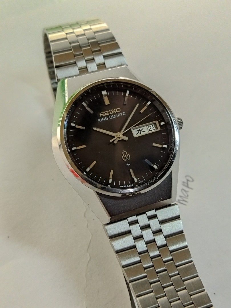 Rare Vintage Seiko King Quartz 0853-8040, Men's Fashion, Watches ...