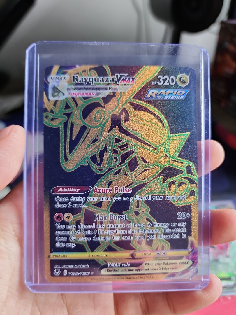 Pokemon Card Rayquaza V MAX UR s8b 284/184 Gold Rare VMAX Climax Japanese  NM