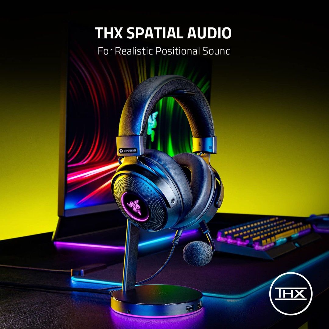 Razer Kranken V3 Hypersense, Audio, Headphones & Headsets on Carousell