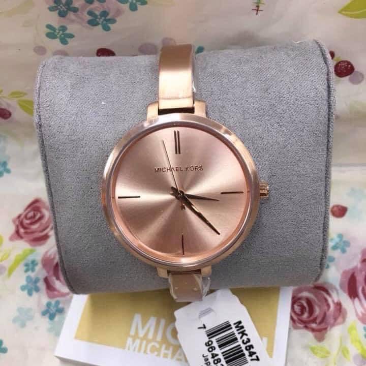 READY STOCK ORIGINAL MICHAEL KORS JARYN ROSEGOLD DIAL ROSEGOLD