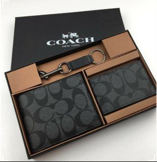 🎁Today only🎁Ready stock 🎄🎅💝Coach Men's wallet with card's holders