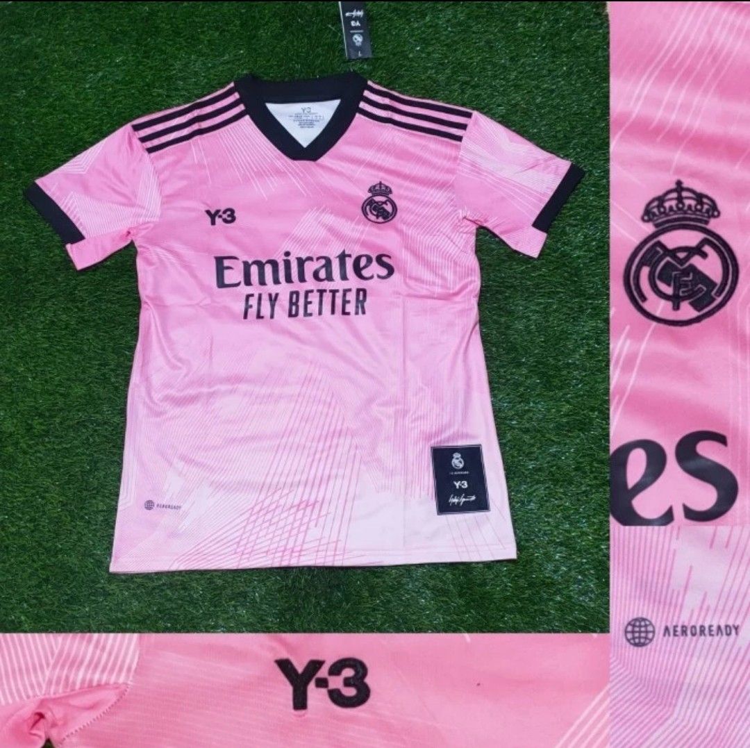 22-23 Real Madrid Y3 Edition Pink Player Jersey