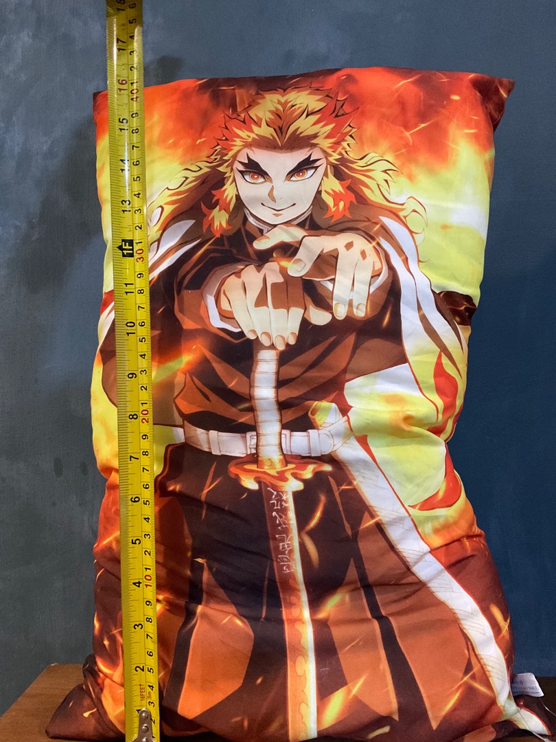 Rengoku demon slayer anime pillow, Hobbies & Toys, Toys & Games on ...