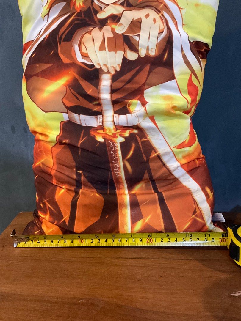 Rengoku demon slayer anime pillow, Hobbies & Toys, Toys & Games on ...