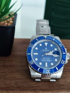 Rolex Submariner SMURF White Gold