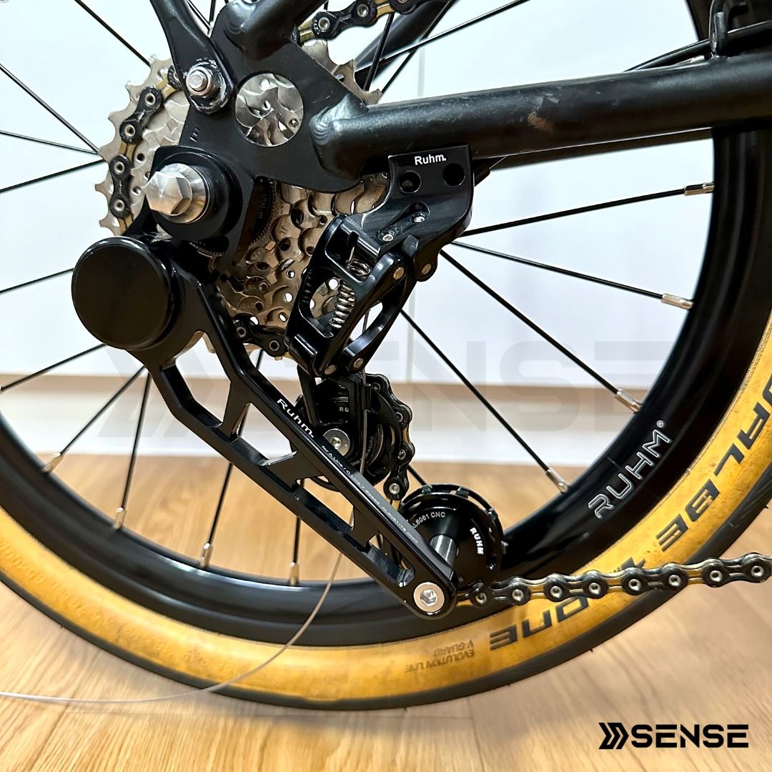 RUHM 7 Speed External Gear Conversion Bundle Deal for Brompton, Sports ...