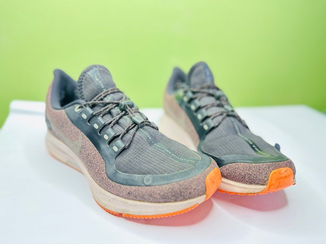 Running Shoes Nike Shield Water Repellency Wet Traction Night Time Reflectivity