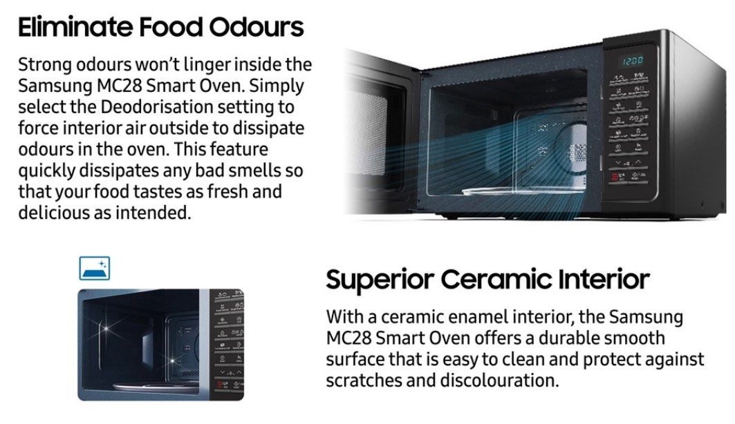 [BRAND NEW] SAMSUNG MC28H5015AS/SP, Convection Microwave Oven, 28L, TV & Home Appliances