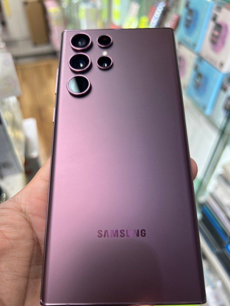 Samsung s22 ultra 256GB(香港版，新機一樣，有盒）, 手提電話, 手機