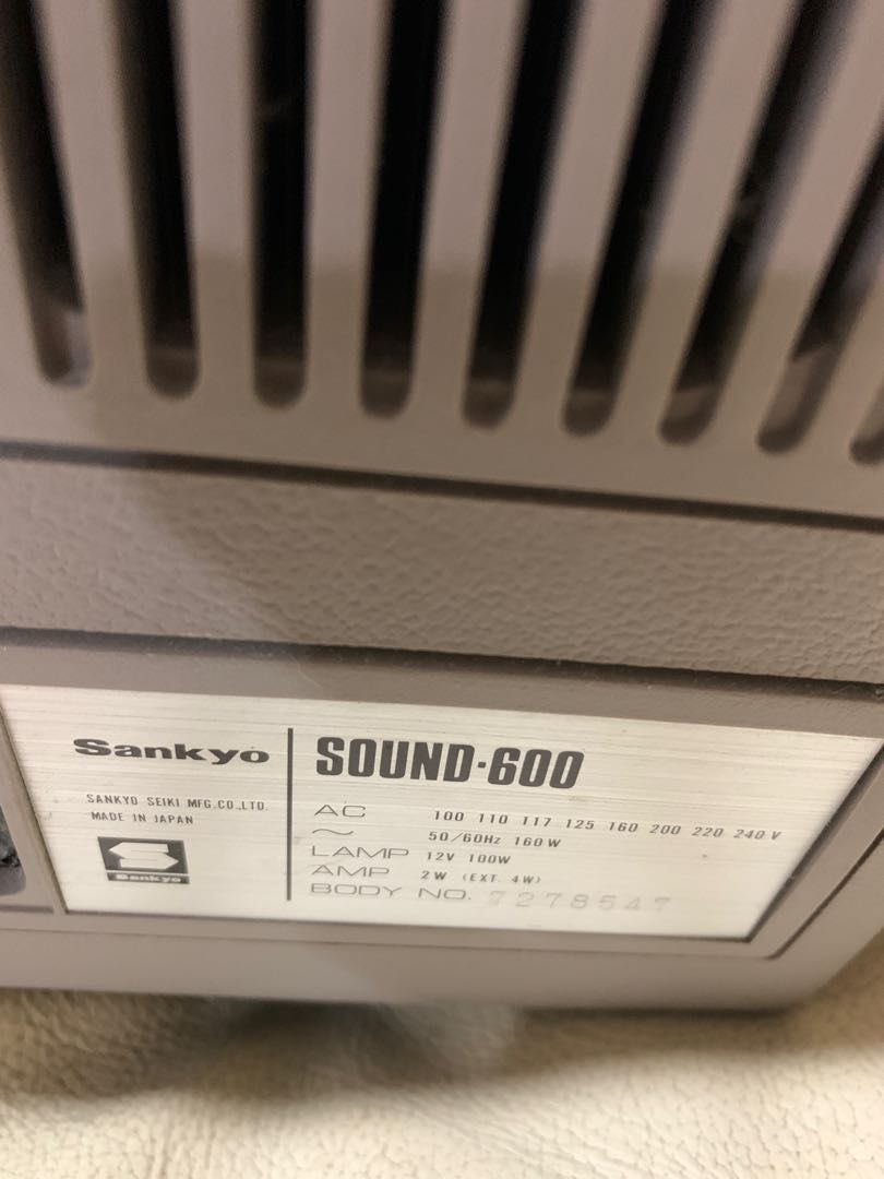 Vintage Sankyo Sound600 Super 8mm Projector, TV & Home Appliances, TV