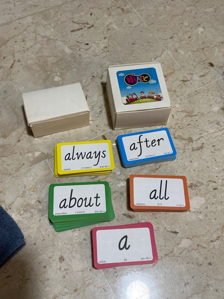 Sentence Forming Flashcard, Babies & Kids, Infant Playtime on Carousell