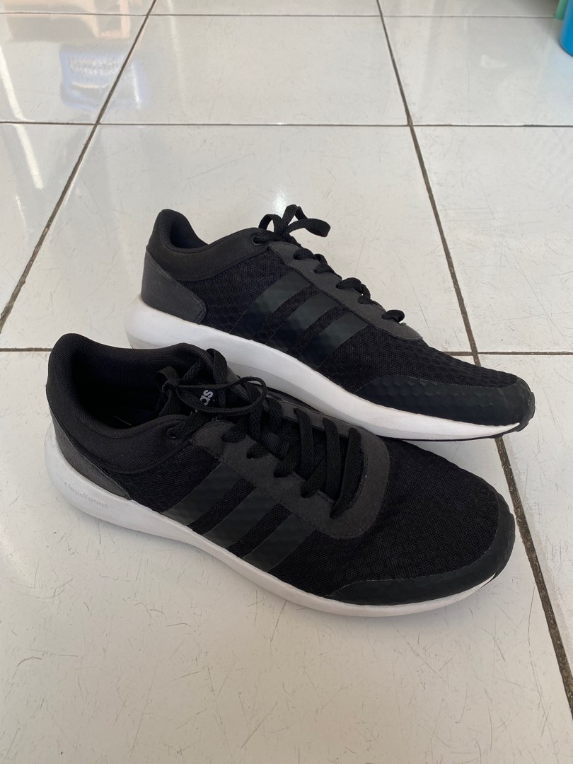 Adidas cheap cloudfoam hitam