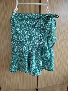 Shein self tie skirt