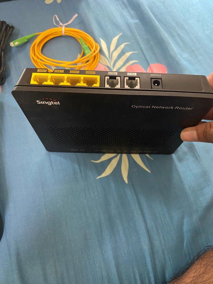 singtel wifi gigabit router ac plus and optical network router