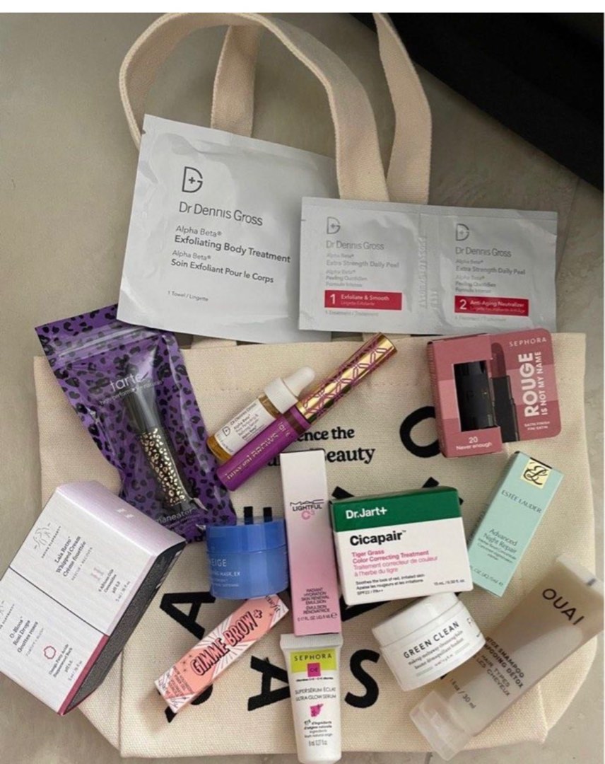 Skincare Samples from Sephora ( deluxe size), Beauty & Personal Care, Face, Face Care on Carousell