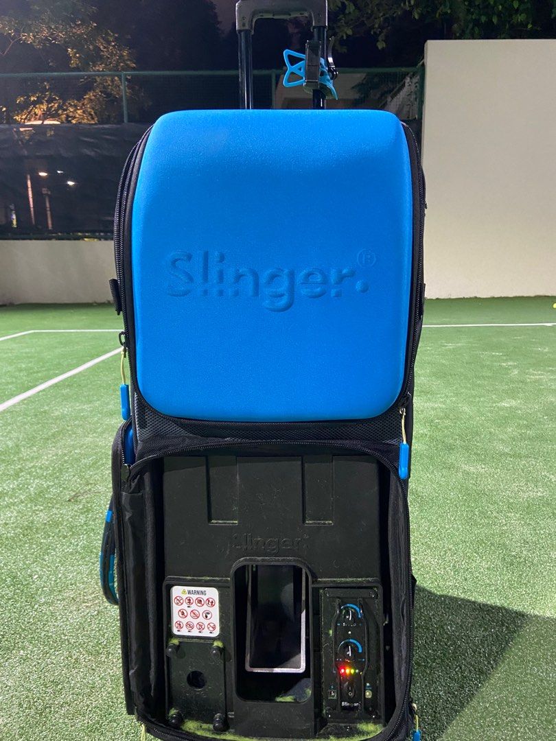 Slinger tennis ball machine, Sports Equipment, Other Sports Equipment and Supplies on Carousell