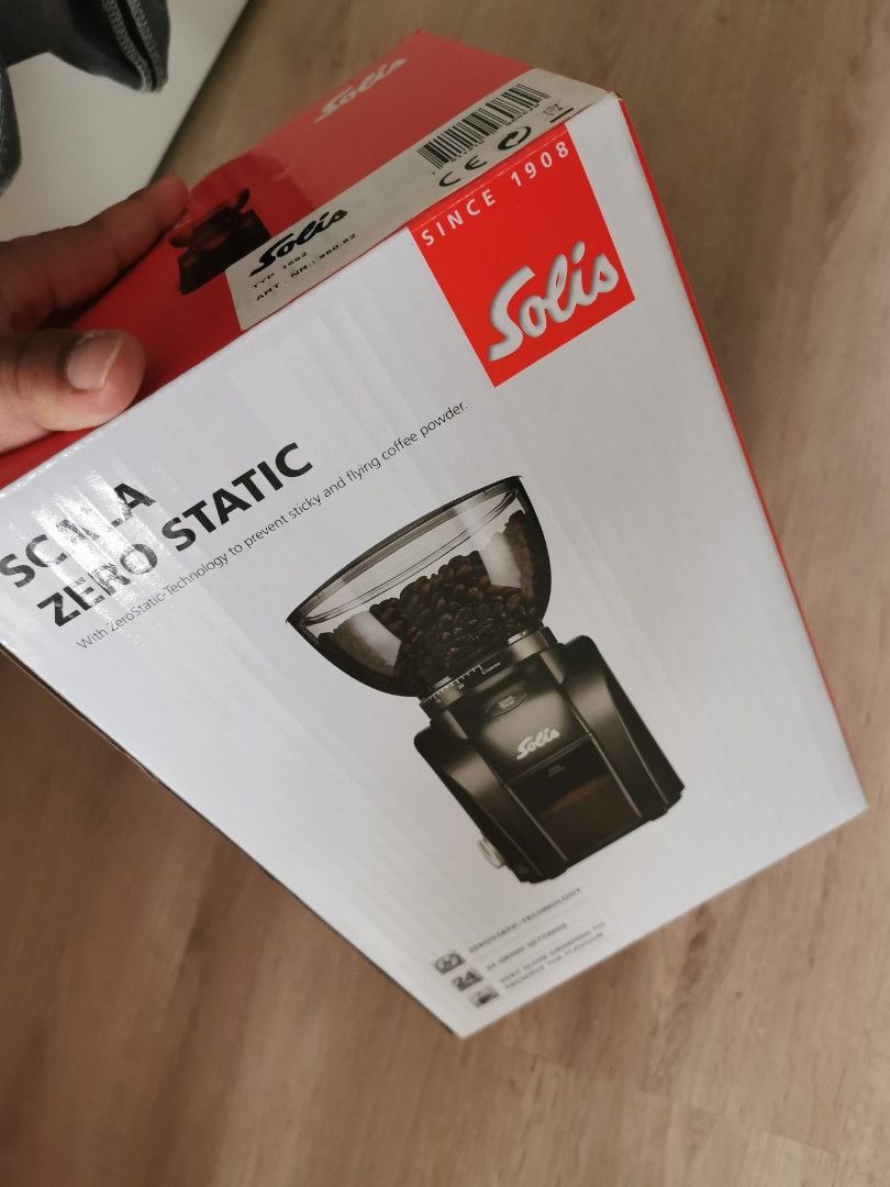 Solis Scala Zero Static Coffee Grinder, TV & Home Appliances, Kitchen Appliances, Coffee
