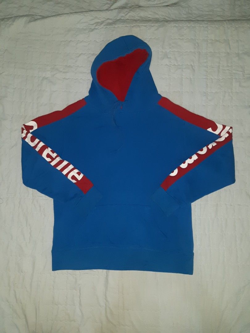 Supreme sideline hoodie blue new arrivals