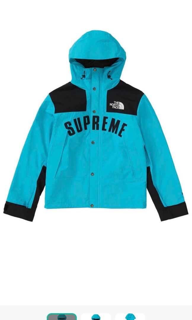 Supreme SS19 x The North Face Arc Logo Mountain Parka LightBlue