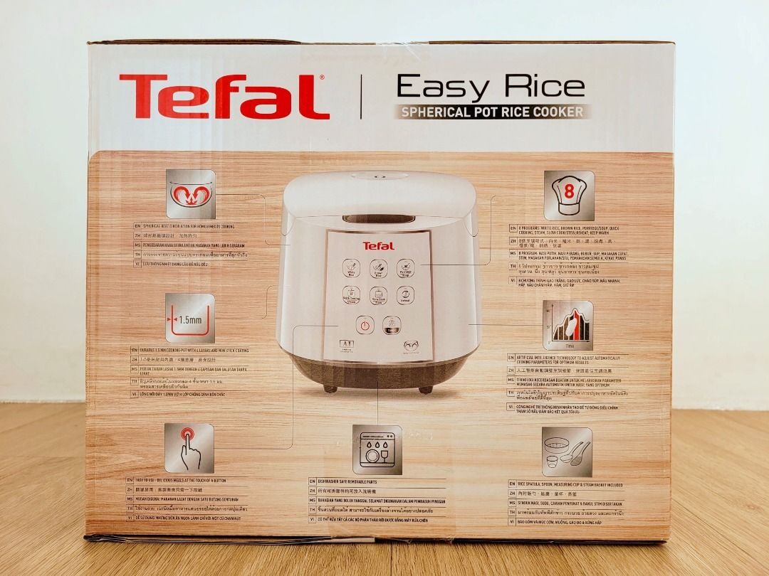 Tefal 1.8L Easy Rice Cooker Fuzzy Logic RK7321, TV & Home Appliances ...