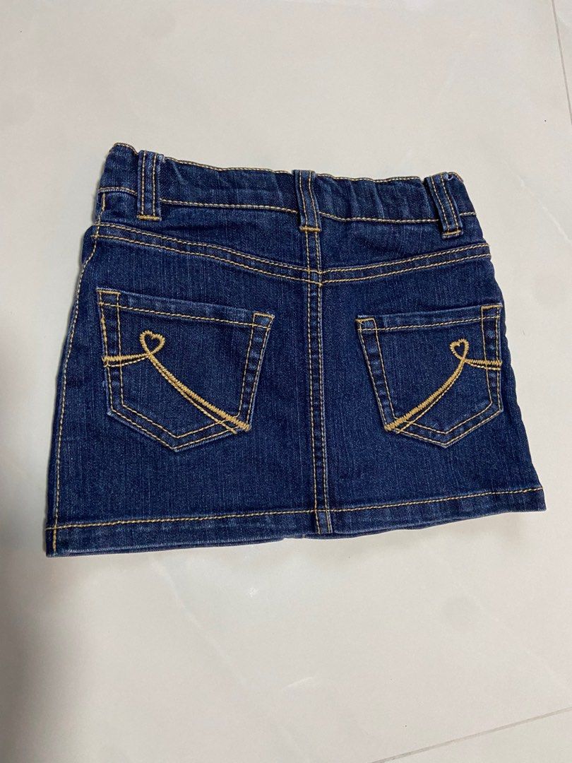 Children's place best sale jean skirt