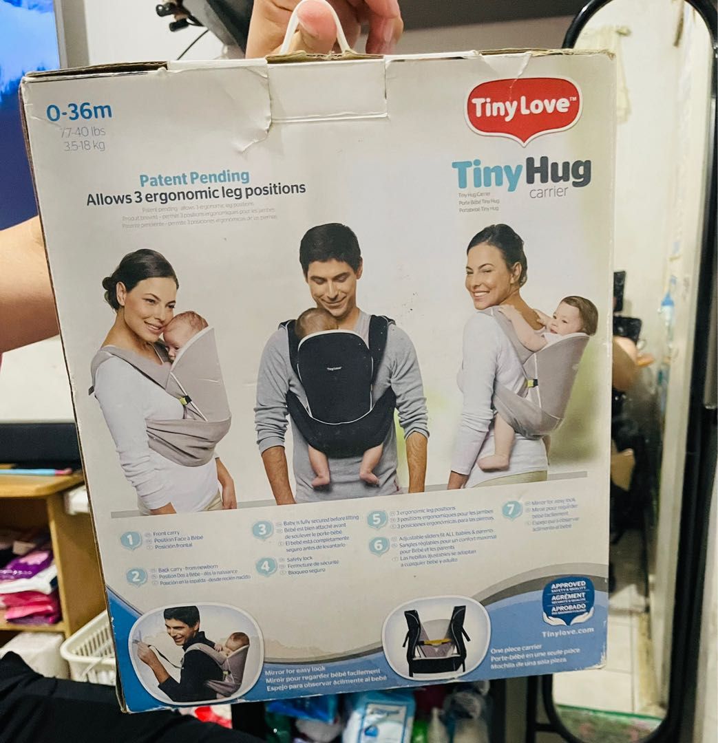 Tiny shop hug carrier