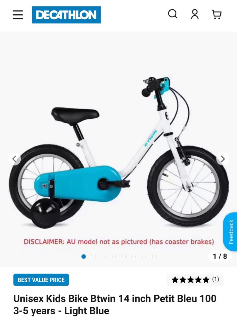 Unisex kids bike for 3 5 years old Sports Equipment Bicycles Parts Bicycles on Carousell