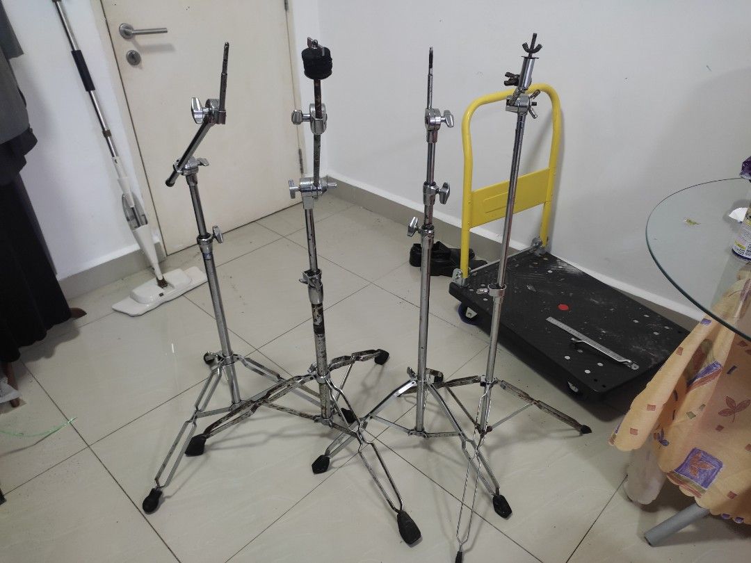 Used Drum Cymbal Stand, Hobbies & Toys, Music & Media, Musical