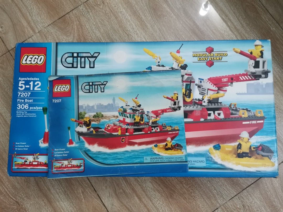 [USED] LEGO City Fire Boat (7207)
