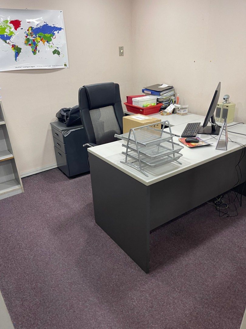 Used office table, Furniture & Home Living, Furniture, Tables & Sets on