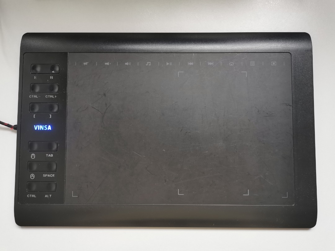 Vinsa VIN1060Plus Digital Drawing Tablet Faulty, Computers & Tech