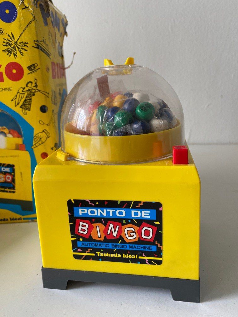 Vintage Japan Bingo Machine, Hobbies & Toys, Collectibles & Memorabilia