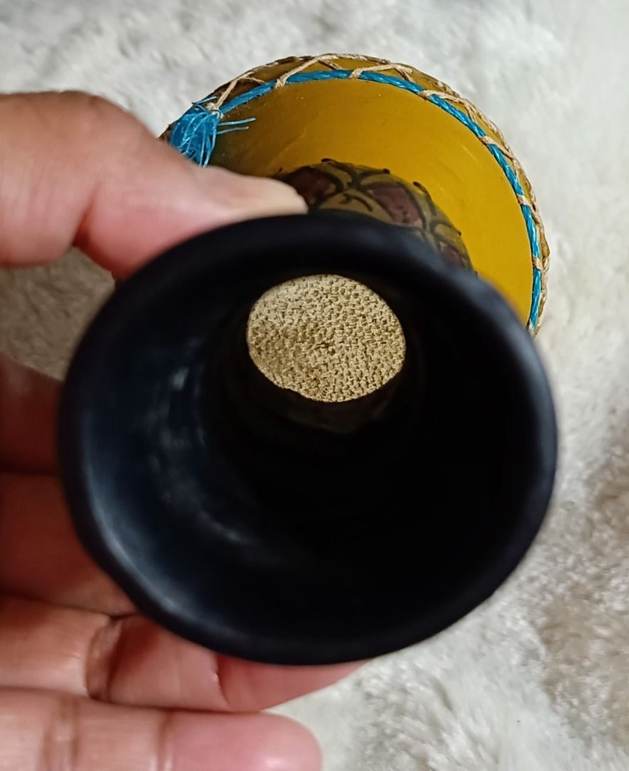 Vintage Traditional Moroccan Hand Drum Small Derbouka Taarija Hobbies 
