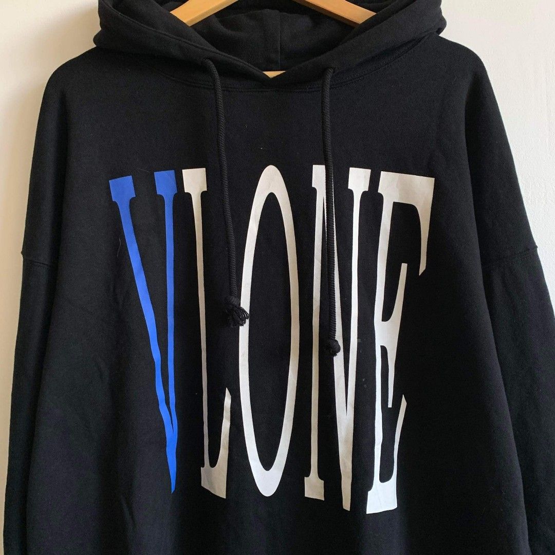 Blue vlone outlet hoodie
