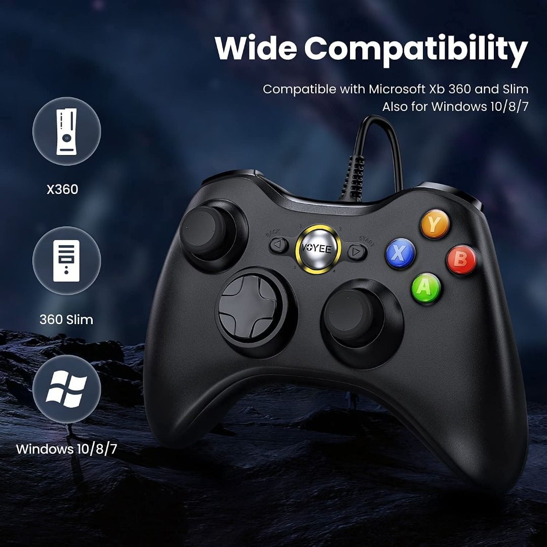 Voyee wired xbox 360 controller store