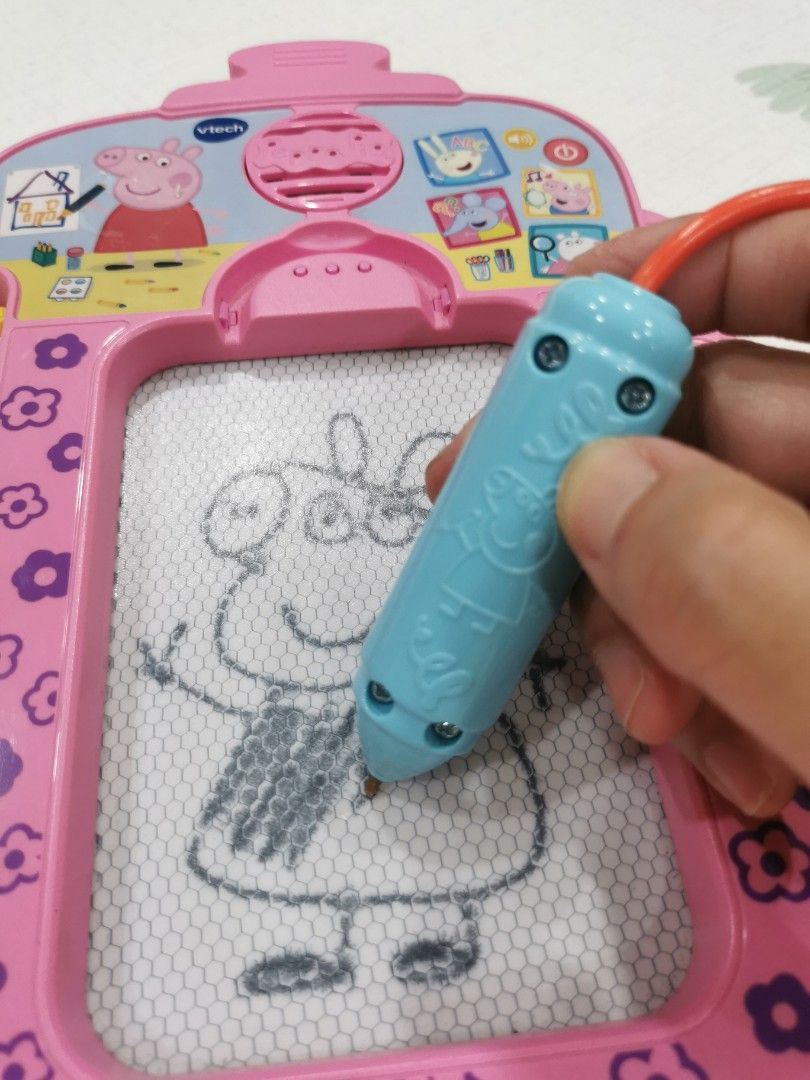 Vtech peppa pig drawing board, Hobbies & Toys, Toys & Games on Carousell