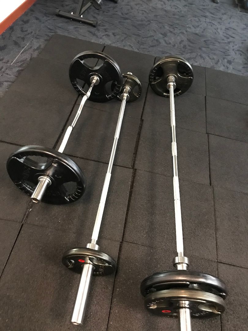 [Urgent sell] Weights and bars, Sports Equipment, Exercise & Fitness