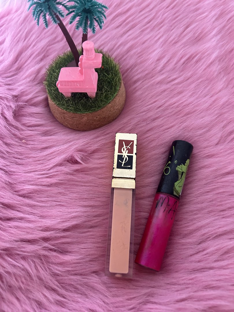 YSL and Mac Lip gloss set, Beauty & Personal Care, Face, Makeup on