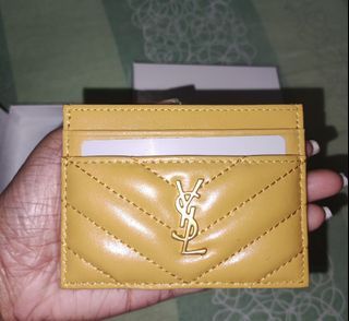 Yves Saint Laurent Card Holder Gold