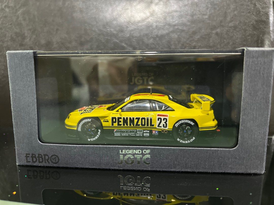 1/43 EBBRO PENNZOIL NISMO GT-R R33 JGTC 1998, Hobbies & Toys, Toys