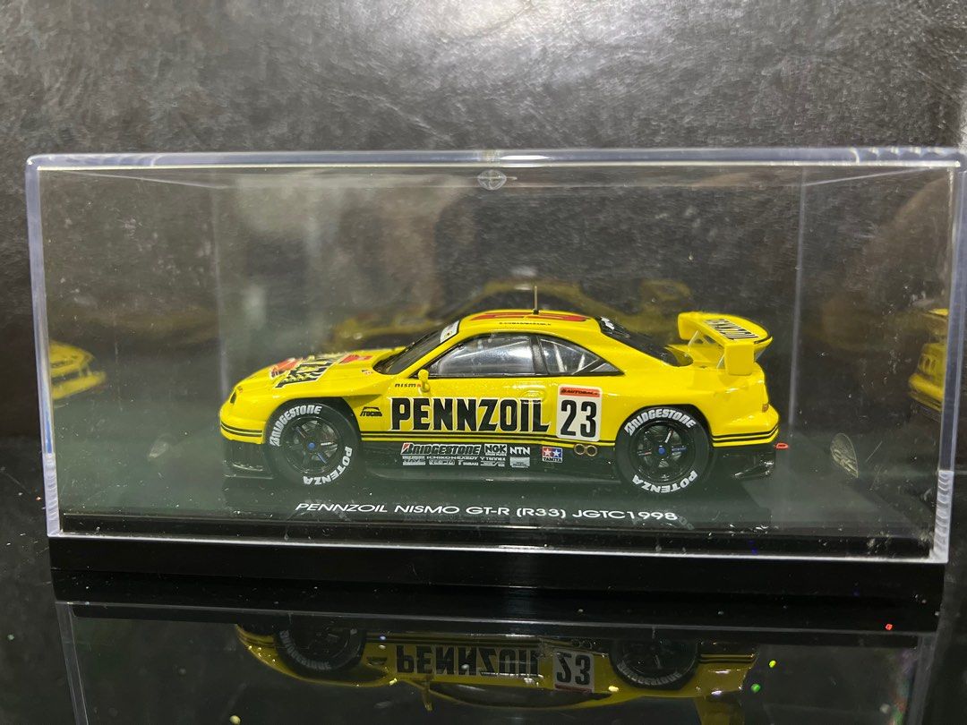 1/43 EBBRO PENNZOIL NISMO GT-R R33 JGTC 1998, Hobbies & Toys, Toys