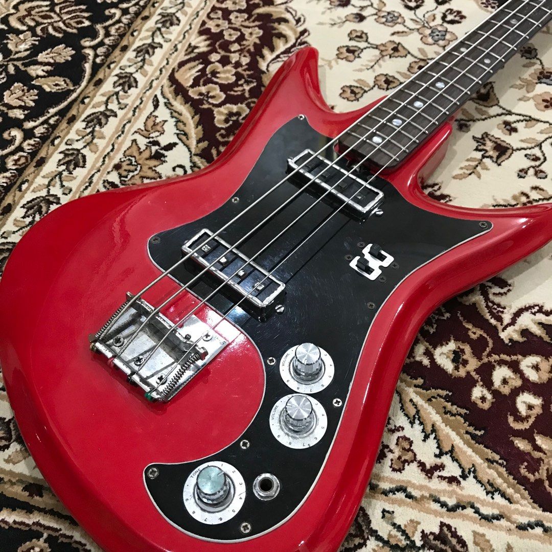 1960s Teisco Bass (Made in Japan), Hobbies & Toys, Music & Media, Musical Instruments on Carousell