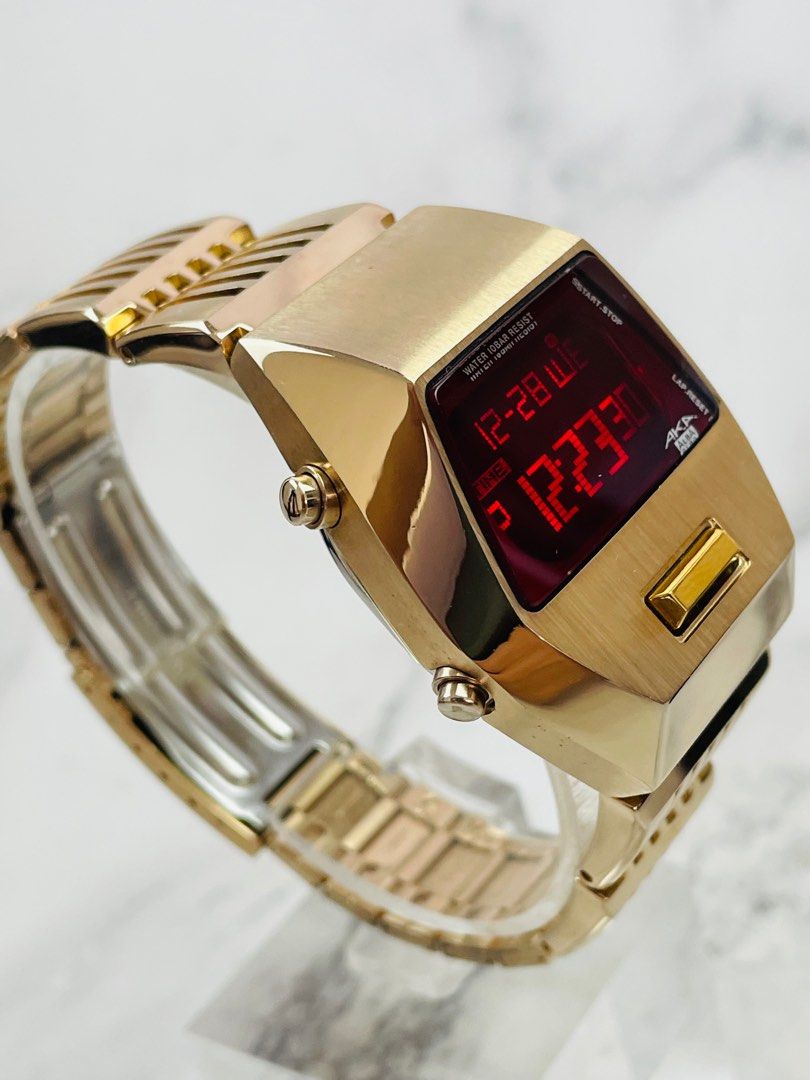 匿名配送 セイコー AKA 腕時計 w670-4000 - 腕時計(デジタル)