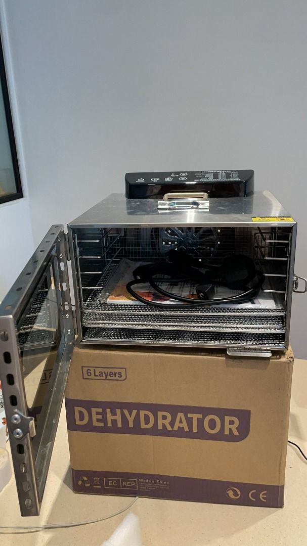 3600) 400W Food Dehydrator LT28 Stainless Steel 6 Tray, BPA Free